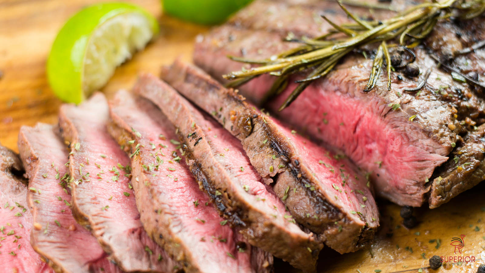 Grilled Marinated Ostrich Steak