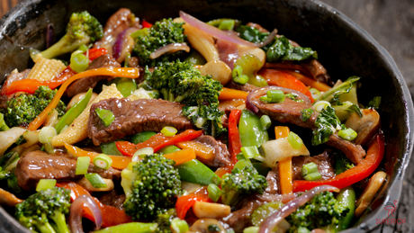 Ostrich Steak Stir Fry